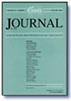 JOURNAL OF THE AMERICAN MATHEMATICAL SOCIETY封面